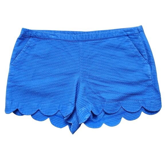 Lilly Pulitzer Magnolia Scalloped Hem Shorts Size 14 - Picture 1 of 4